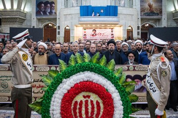 تجدید میثاق وزیر و کارکنان جهاد کشاورزی با آرمان‌های امام خمینی (ره)