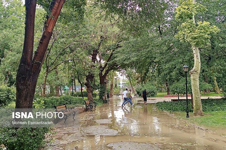 تداوم رگبار و رعد و برق در برخی نقاط کشور/ وزش باد شدید در بیشتر استان‌ها