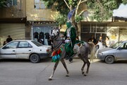 مراسم نمادین ورود کاروان امام حسین (ع) به کربلا - شهرستان بهار