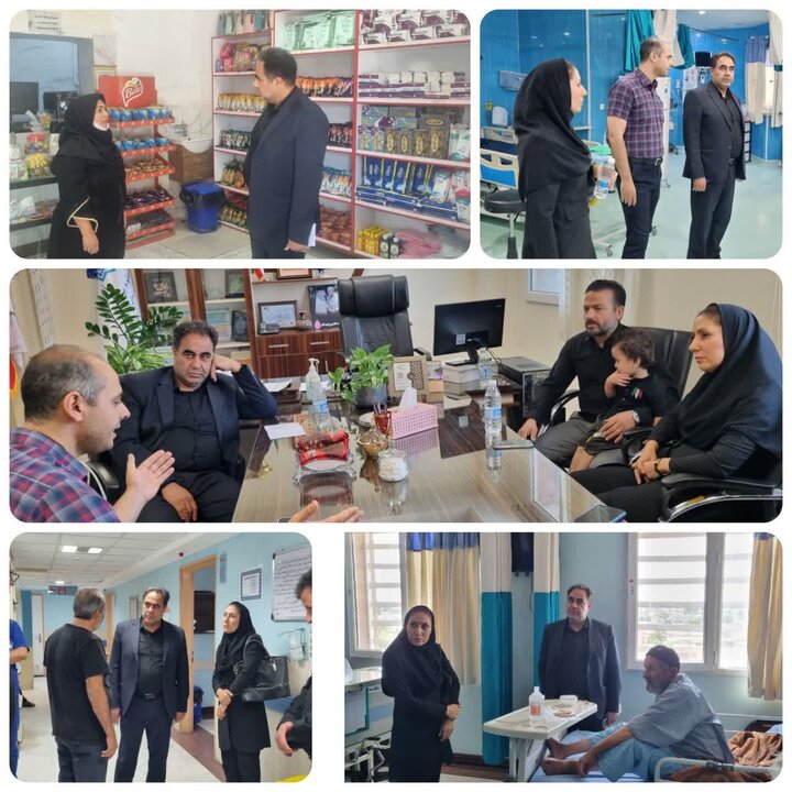 بازدید فرماندار زرند از بیمارستان سینا/ قدردانی از پرستاران و پیگیری مشکلات