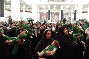 گردهمایی ارتش کوچک‌های ولایت در آستان شاهچراغ(ع)/ میثاق دوباره با خون شیرخواران حسینی