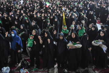 مراسم شیرخوارگان حسینی - سمنان