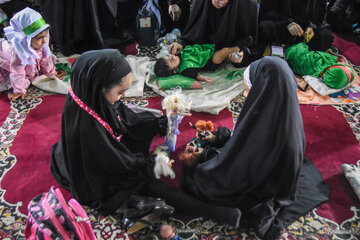 مراسم شیرخوارگان حسینی - سمنان