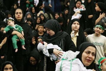 مراسم شیرخوارگان حسینی - همدان