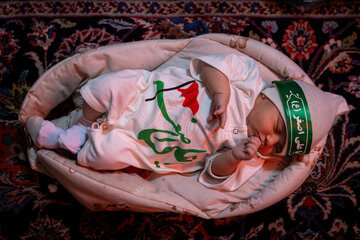 مراسم شیرخوارگان حسینی - حرم مطهر رضوی