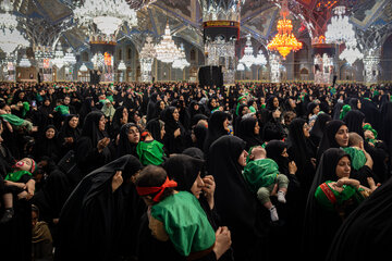 مراسم شیرخوارگان حسینی - حرم مطهر رضوی