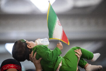 مراسم شیرخوارگان حسینی - حرم مطهر شاهچراغ (ع)