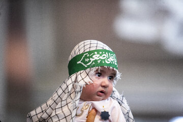 مراسم شیرخوارگان حسینی - حرم مطهر شاهچراغ (ع)