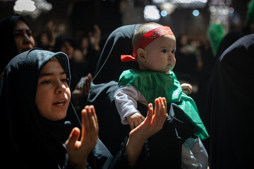مراسم شیرخوارگان حسینی - حرم مطهر رضوی