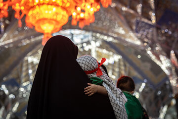 مراسم شیرخوارگان حسینی - حرم مطهر رضوی