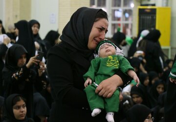 مراسم شیرخوارگان حسینی - همدان