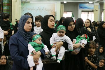 مراسم شیرخوارگان حسینی - همدان