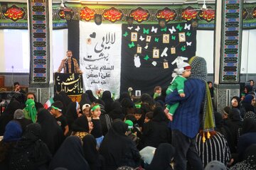 مراسم شیرخوارگان حسینی شهر شیرگاه-سوادکوه شمالی