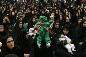 مراسم شیرخوارگان حسینی - همدان