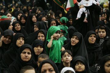 مراسم شیرخوارگان حسینی - همدان