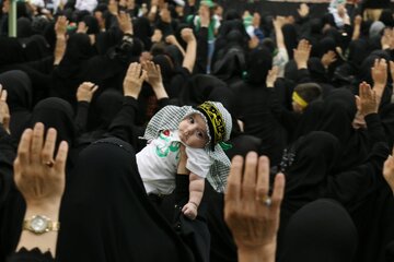 مراسم شیرخوارگان حسینی - همدان