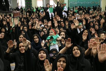 مراسم شیرخوارگان حسینی - همدان