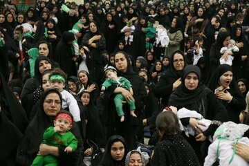مراسم شیرخوارگان حسینی - همدان