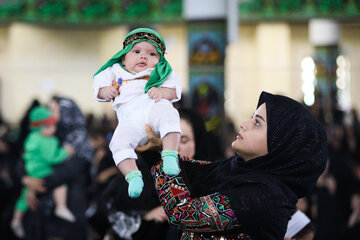 مراسم شیرخوارگان حسینی - زنجان