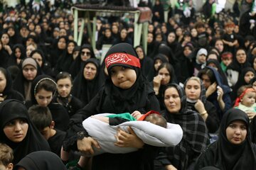 مراسم شیرخوارگان حسینی - همدان
