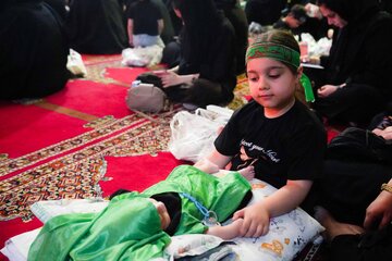 مراسم شیرخوارگان حسینی - بابل