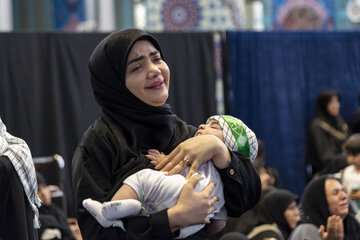 مراسم شیرخوارگان حسینی - کرج