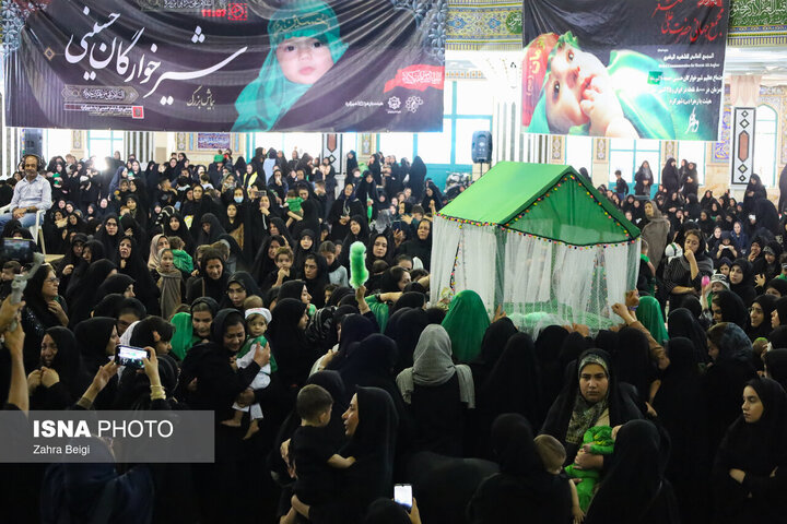 گهواره‌هایی به وسعت عشق؛ طنین نام علی‌اصغر(ع) در آیین شیرخوارگان حسینی شهرکرد