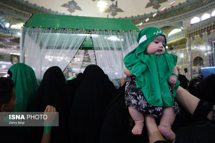 گهواره‌هایی به وسعت عشق؛ طنین نام علی‌اصغر(ع) در آیین شیرخوارگان حسینی شهرکرد