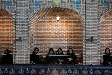 اجتماع عزاداران حسینی در حسینیه مرحوم میرزا محسن مجتهد اردبیلی