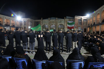 اجتماع عزاداران حسینی در حسینیه مرحوم میرزا محسن مجتهد اردبیلی