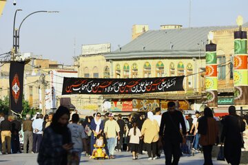 سیاه‌پوشی بازار همدان در ماه محرم