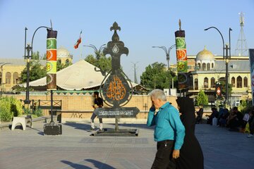 سیاه‌پوشی بازار همدان در ماه محرم