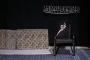 اولین شب مراسم عزاداری ماه محرم در جوار محل عروج قائد شهید