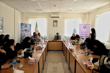 نشست خبری مدیر تصفیه خانه فاضلاب همدان با اصحاب رسانه 