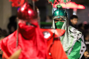 عزاداری شبانه در زنجان