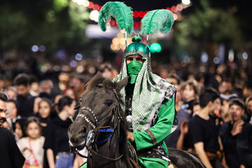 عزاداری شبانه در زنجان