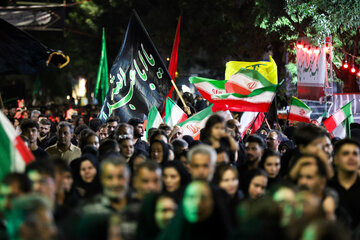 عزاداری شبانه در زنجان