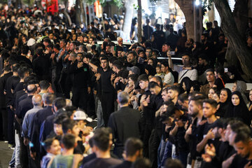 عزاداری شبانه در زنجان