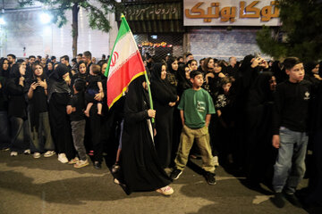 عزاداری شبانه در زنجان
