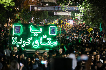 عزاداری شبانه در زنجان