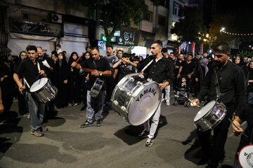 عزاداری شبانه در زنجان