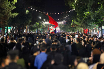عزاداری شبانه در زنجان