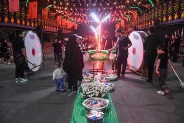 عزاداری شب هفتم محرم - سمنان