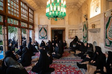 عزاداری در خانه تاریخی شیخ‌الاسلام - اصفهان