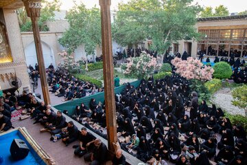 عزاداری در خانه تاریخی شیخ‌الاسلام - اصفهان