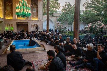 عزاداری در خانه تاریخی شیخ‌الاسلام - اصفهان