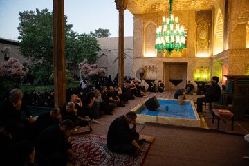 عزاداری در خانه تاریخی شیخ‌الاسلام - اصفهان