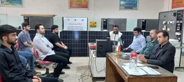 راه‌اندازی کارگاه آموزش مهارتی انرژی خورشیدی در اهواز