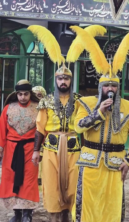 خدمات متقابل تعزیه و هنر بومی مازندران