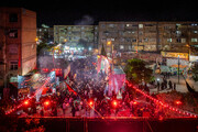 عزاداری شب هشتم محرم در شهرک عرب‌ها ـ مشهد